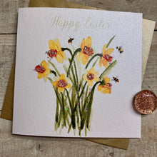  Gifts for women UK, Funny Greeting Cards, Wrendale Designs Stockist, Berni Parker Designs Gifts Greeting Cards, Engagement Wedding Anniversary Cards, Gift Shop Shrewsbury, Visit Shrewsbury, Blank Easter Card, Daffodils and Bees, Happy Easter Blank Card for anyone