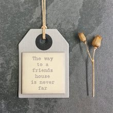  Gifts for women UK, Funny Greeting Cards, Wrendale Designs Stockist, Berni Parker Designs Gifts Greeting Cards, Engagement Wedding Anniversary Cards, Gift Shop Shrewsbury, Visit Shrewsbury Medium Gift Tags Sentimental Sayings The Way to a Friends House is Never Far 1