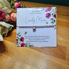  Stretchy Silver Finished Bracelet - Lovely Mum
