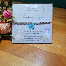  Silver Finished Stretchy Bracelet - Thinking of You
