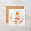 Woodland Robin - Blank Birthday Card