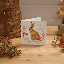  Woodland Hare - Blank Birthday Card