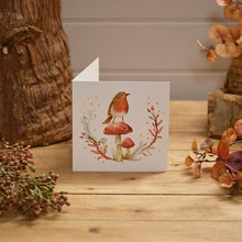  Rustic Robin - Blank Greeting Card