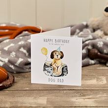  Dog Dad - Blank Birthday Card for Men from the Dog
