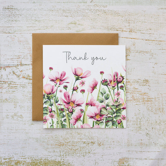 Thank You - Blank Thank You Card