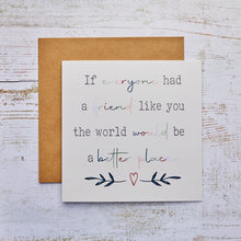  A Friend Like You - Blank Greeting Card for Women