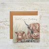 Highland Cows - Blank Birthday Card