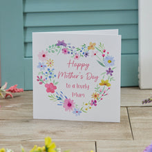  Bright and Cheery Blank Greeting Card - Happy Mother's Day to a Lovely Mum