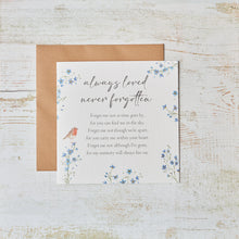  Always Loved, Never Forgotten - Blank Sympathy card