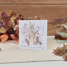  Woodland Hare - Blank Birthday Card