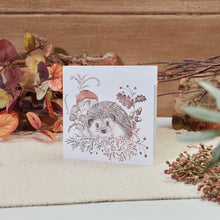 Wild Hedgehog - Blank Greeting Card