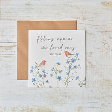  Robins Appear - Blank Sympathy Card