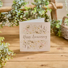  Happy Anniversary - Elegant Blank Anniversary Card
