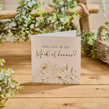  Will You Be My Maid Of Honour Card - Elegant Blank Maid of Honour Card