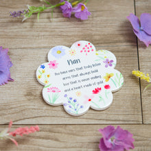  Bright and Cheery Flower Shaped Ceramic Coaster - Nan