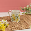 Small Stoneware Milk Jug - Yellow Daffodills