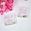 Retired and Officially a Lady of Leisure - Square Ceramic Coaster