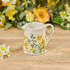 Small Stoneware Milk Jug - Yellow Daffodills