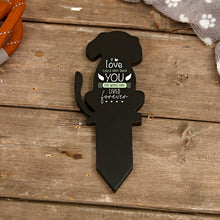  If Love Could Have Saved You - Painted Wood Dog Silhouette Memorial Stake - Pet Sympathy Gift