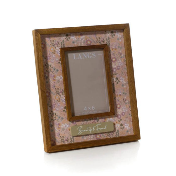 Wood 6x4 Photo Frame - Beautiful Friend
