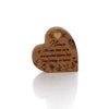 Wood Heart Shaped Block - Home