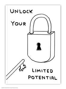  Funny A6 Paperback Notebook - Limited Potential