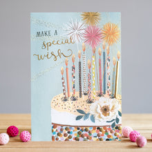 Gifts for women UK, Funny Greeting Cards, Wrendale Designs Stockist, Berni Parker Designs Gifts Greeting Cards, Engagement Wedding Anniversary Cards, Gift Shop Shrewsbury, Visit Shrewsbury Blank Greeting Card Make a Special Wish, blank birthday card for women, birthday cake and candles design