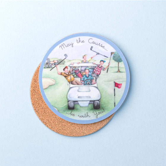 Berni Parker Designs Coaster - May the Course be With You