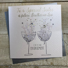  Elegant Blank Engagement Card - To a Special Sister and Future Brother-in-law on Your Engagement