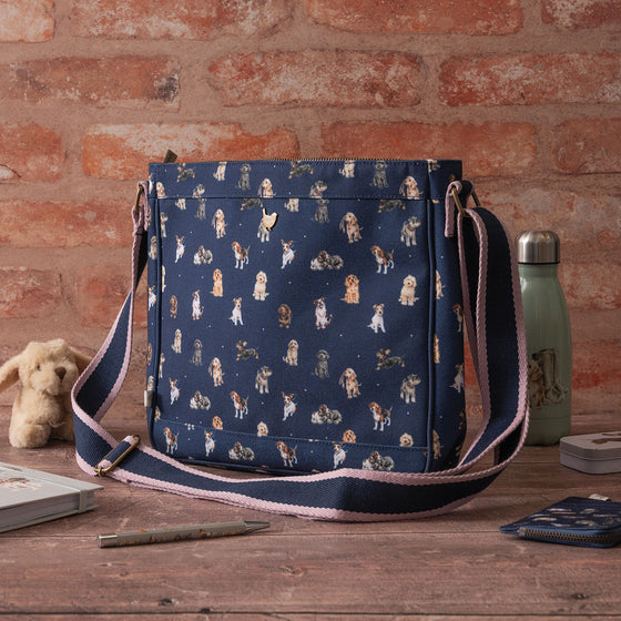Wrendale Designs - A Dog’s Life Everyday Shoulder Bag with Adjustable Strap