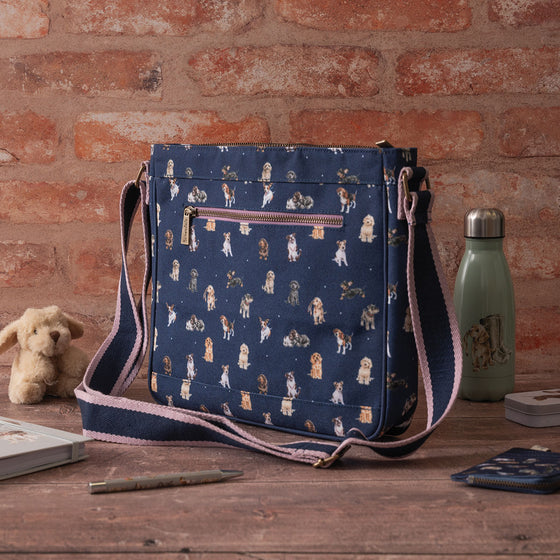 Wrendale Designs - A Dog’s Life Everyday Shoulder Bag with Adjustable Strap