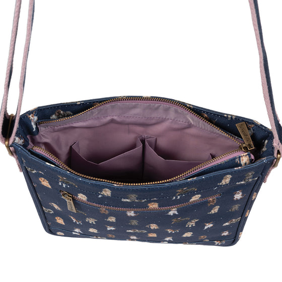 Wrendale Designs - A Dog’s Life Everyday Shoulder Bag with Adjustable Strap