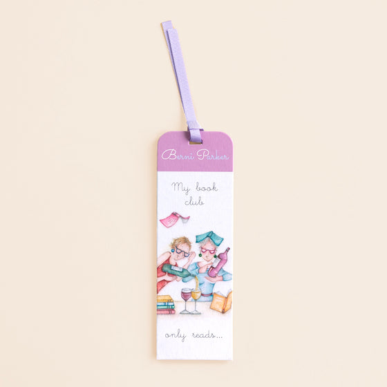 Berni Parker Designs Bookmark - My Book Club Only Reads