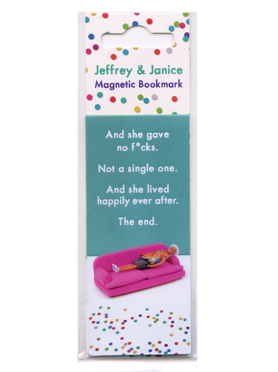 Funny Magnetic Bookmark for Women - She Lived Happily Ever After