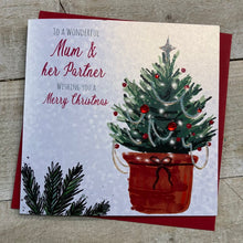  Elegant Blank Christmas Card Mum and her Partner Merry Christmas 1