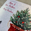 Elegant Blank Christmas Card Mum and her Partner Merry Christmas 2