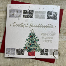 Elegant Blank Christmas Card - Beautiful Granddaughter