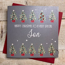  modern masculine blank christmas card for adult son happy christmas to a very special son