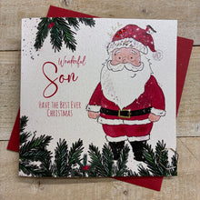  fun blank christmas card wonderful son card for child or young teen boy