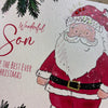 fun blank christmas card wonderful son card for child or young teen boy 1