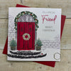 Elegant Blank Christmas Card - Special Friend Merry Christmas