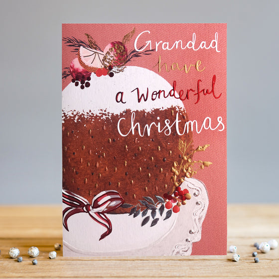 Louise Tiler Designs - Grandad - Blank Christmas Card