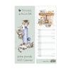 2026 Wrendale Designs Feline Friends Slim Calendar