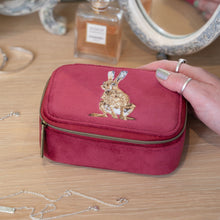 Wrendale Designs Embroidered Hare Accessories Case - Golden Hour