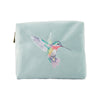 Wrendale Embroidered Hummingbird Cosmetics Bag - Wisteria Wishes