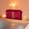 Wrendale Designs Embroidered Hare Make Up Bag - Golden Hour
