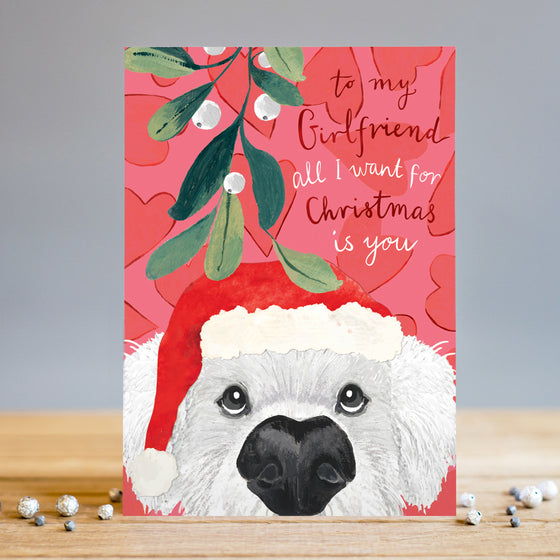 Louise Tiler Designs - To My Girlfriend - Blank Christmas Card