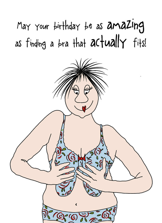 Camilla and Rose - Bra that Fits… - Funny Blank Women’s Card