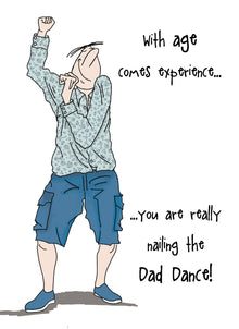  Camilla and Rose - With Age Comes Experience - Funny Blank Men's Birthday Card