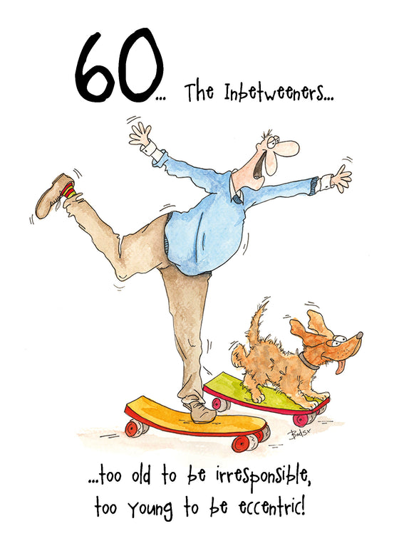 Camilla and Rose - Men's 60th Birthday - Funny Birthday Card